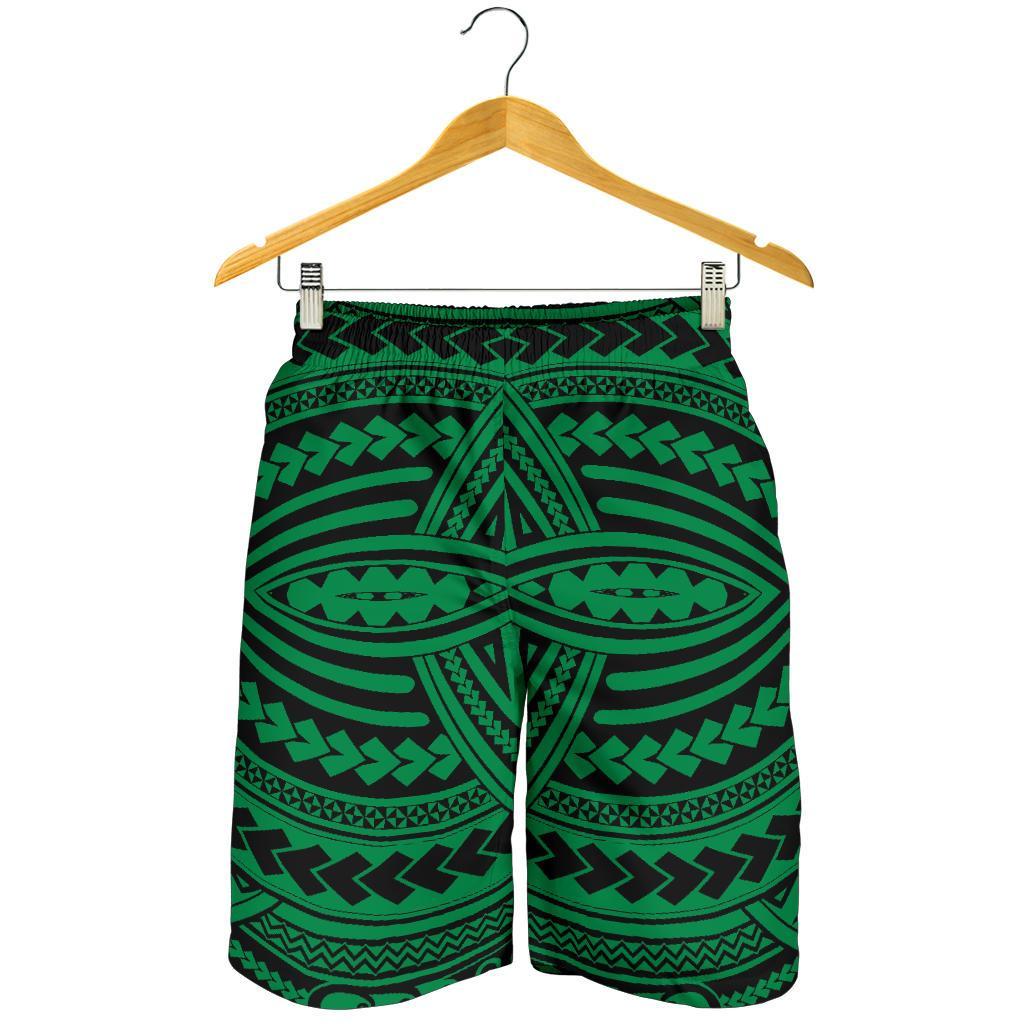 Polynesian Seamless Green Men's Short - Polynesian Pride