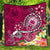 Samoa Premium Quilt - Turtle Plumeria (Pink) Pink - Polynesian Pride