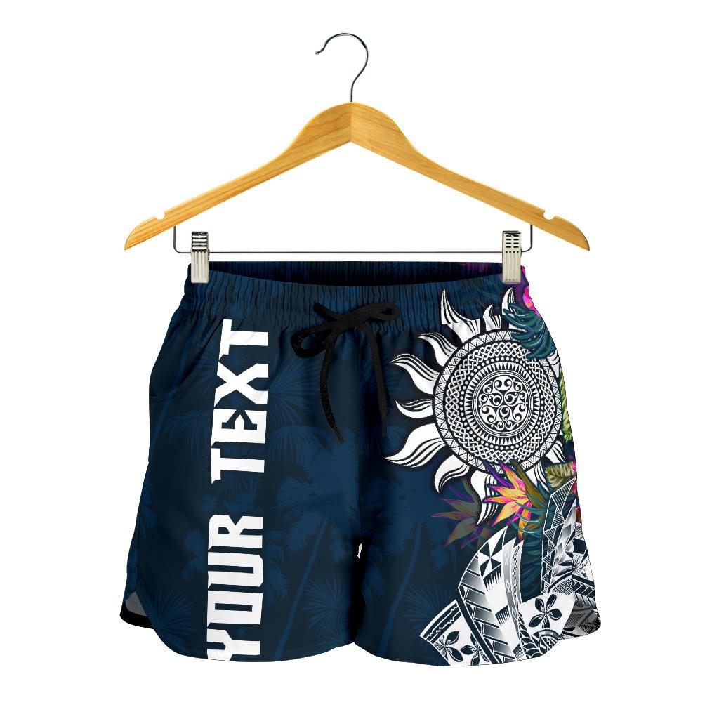 Polynesian Custom Personalised Women's Shorts - Summer Vibes - Polynesian Pride