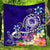 FSM Premium Quilt - Turtle Plumeria (Blue) Blue - Polynesian Pride