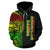 American Samoa Polynesian Hoodie Reggae Line - Polynesian Pride