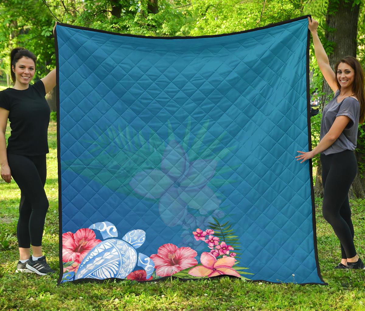 Polynesian Turtle Premium Quilt Art - Polynesian Pride