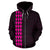 Polynesian Kakau Skull National Pearl Harbor Remembrance Day Hawaii Zip Hoodie Pink - Polynesian Pride