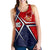 American Samoa Women's Racerback Tank - AS Flag with Polynesian Patterns - Polynesian Pride