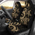 Yap Micronesian Car Seat Covers - Gold Tentacle Turtle Universal Fit Gold - Polynesian Pride