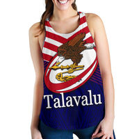 American Samoa Talavalu Rugby Women's Racerback Tank - Polynesian Pride