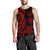 American Samoa Men's Tank Top - Red Tentacle Turtle - Polynesian Pride