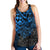 Guam Polynesian Racerback Tank (Women) - Blue Turtle Flowing - Polynesian Pride