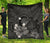 Hawaii Turtle Poly Tribal Gray Premium Quilt Gray - Polynesian Pride
