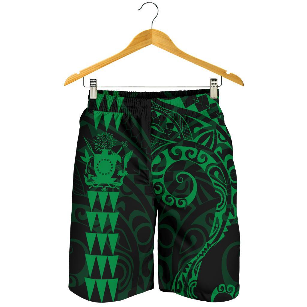 Cook Islands Polynesian Men'S Shorts 06 Green - Polynesian Pride