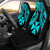 Wallis And Futuna Polynesian Car Seat Covers Pride Seal And Hibiscus Neon Blue Universal Fit Blue - Polynesian Pride