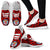 Fiji Polynesian Tattoo Mesh Knit Sneakers Red Red - Polynesian Pride