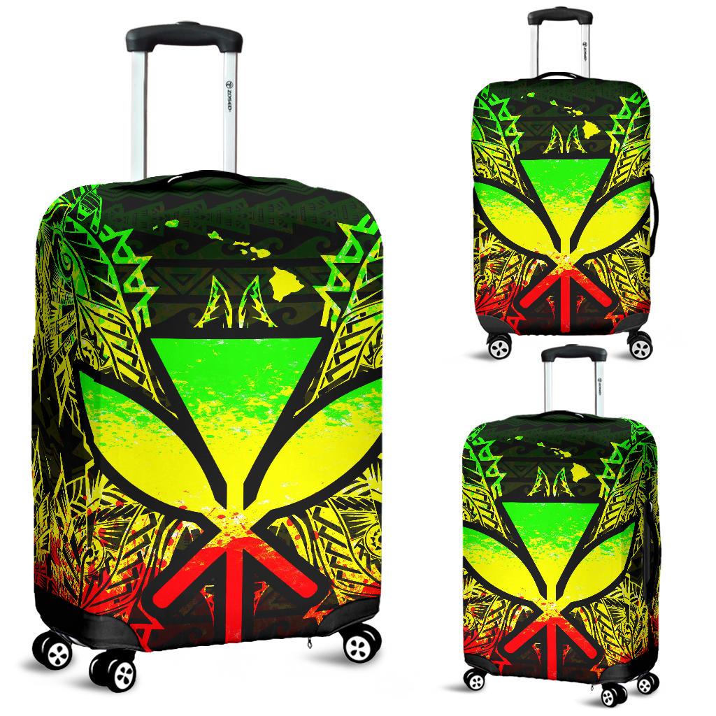 Hawaii Polynesian Luggage Covers Map Reggae Reggae - Polynesian Pride