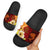 American Samoa Custom Personalised Slide Sandals - Tribal Tuna Fish - Polynesian Pride