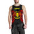 Polynesian Hawaii Men's Tank Top - Hawaiian Spirit Red - Polynesian Pride