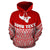 Tonga Polynesian Custom Hoodie Red Pride Map nd Seal - Polynesian Pride