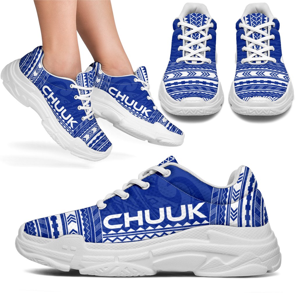 Chuuk Chunky Sneakers - Polynesian Chief Flag Version - Polynesian Pride