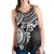 Marshall Islands Polynesian Racerback Tank (Women) - White Turtle White - Polynesian Pride