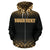 Yap All Over Custom Zip up Hoodie Micronesian Gold Fog - Polynesian Pride