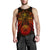 American Samoa Polynesian Men's Tank Top - Red Turtle Manta Ray - Polynesian Pride