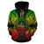 Palau Polynesian ll Over Hoodie Map Reggae - Polynesian Pride