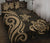 Palau Quilt Bed Set - Gold Tentacle Turtle Gold - Polynesian Pride