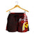 Hawaii Polynesian Custom Personalised Women's Shorts - Coat Of Arm With Hibiscus - Polynesian Pride