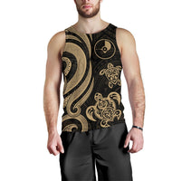 Yap Men's Tank Top - Gold Tentacle Turtle - Polynesian Pride
