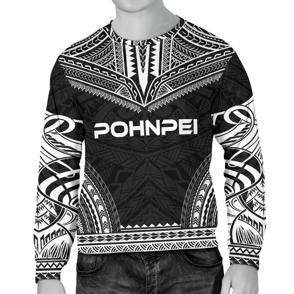 Pohnpei Sweater - Polynesian Chief Black Version Unisex Black - Polynesian Pride