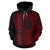 Tahiti Polynesian Custom Hoodie Coconut Red - Polynesian Pride