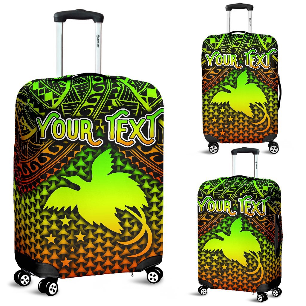 Polynesian Papua New Guinea Personalised Luggage Covers - Reggae Vintage Polynesian Patterns - Polynesian Pride