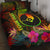 YAP Polynesian Personalised Quilt Bed Set - Hibiscus and Banana Leaves Art - Polynesian Pride