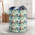 Hawaii Seamless Tropical Flower Plant And Leaf Hawaii Laundry Basket Laundry Basket One Size Black - Polynesian Pride