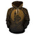 New Caledonia All Over Hoodie Lift up Gold - Polynesian Pride