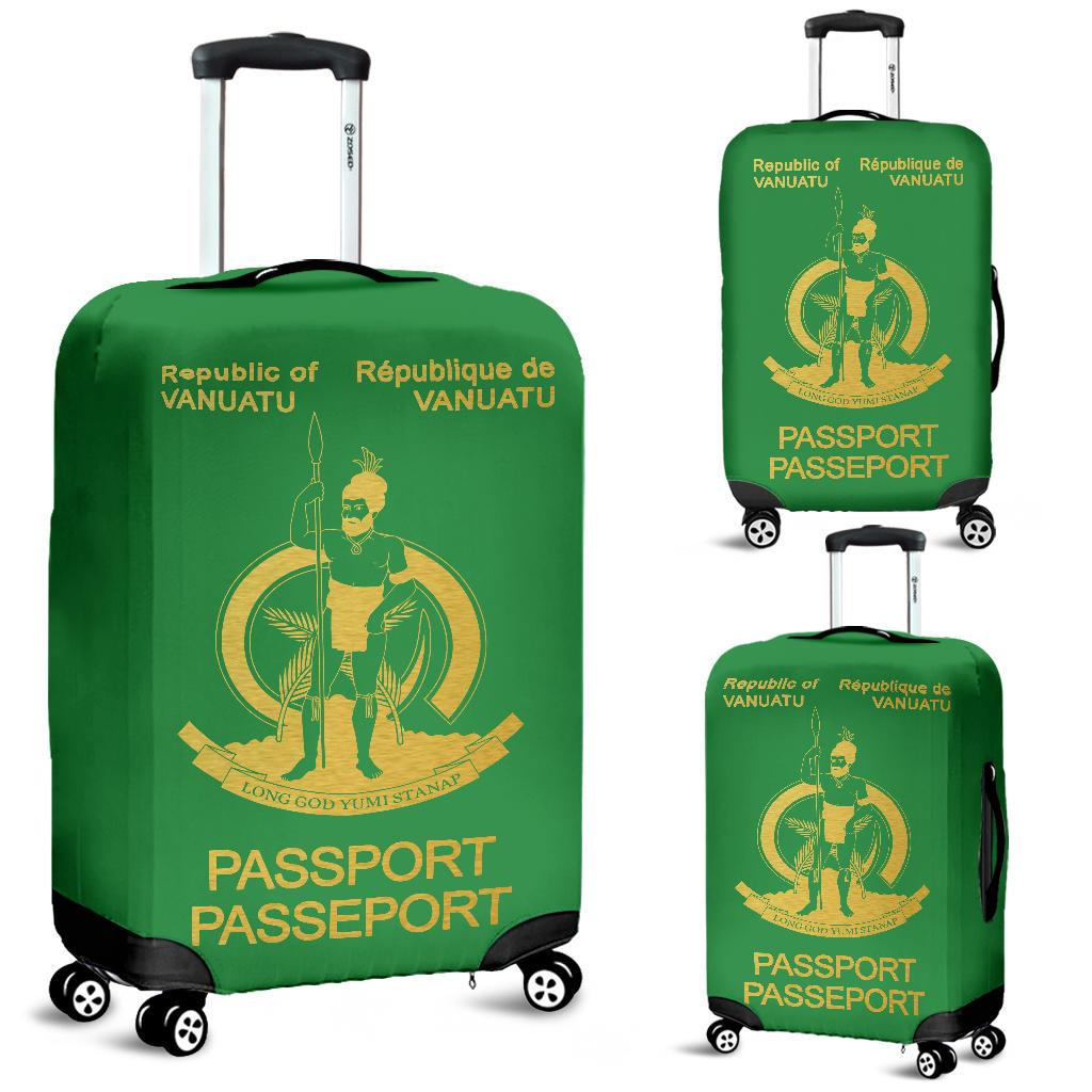 Vanuatu Passport Luggage Covers Green - Polynesian Pride