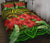 Hawaii Hibiscus Tropical Polynesian Tribal Quilt Bed Set - Suri Style - AH Black - Polynesian Pride