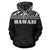 Hawaii All Over Hoodie Polynesian Black Hoodie - Polynesian Pride