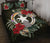 Nothern Mariana Islands Polynesian Quilt Bed Set - Special Hibiscus Black - Polynesian Pride