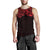 New Zealand Men'S Tank Top, Maori Polynesian Tattoo Red Red - Polynesian Pride