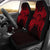 Palau Car Seat Cover - Palau Seal Map Red Universal Fit Red - Polynesian Pride