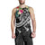 Tonga Polynesian Men's Tank Top - Summer Plumeria (Black) - Polynesian Pride