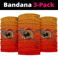 Hawaiian Warrior Ikaika Helmet Bandana 3 - Pack - Polynesian Pride