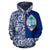 Guam Hoodie Guam Flag Polynesian Tattoo Half - Polynesian Pride