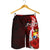 Tonga Polynesian Custom Personalised Men's Shorts - Coat Of Arm With Hibiscus - Polynesian Pride