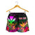 Polynesian Hawaii Personalised Kanaka Maoli Women's Shorts - Summer Hibiscus - Polynesian Pride