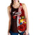 Tonga Polynesian Women's Racerback Tank - Coat Of Arm With Hibiscus - Polynesian Pride