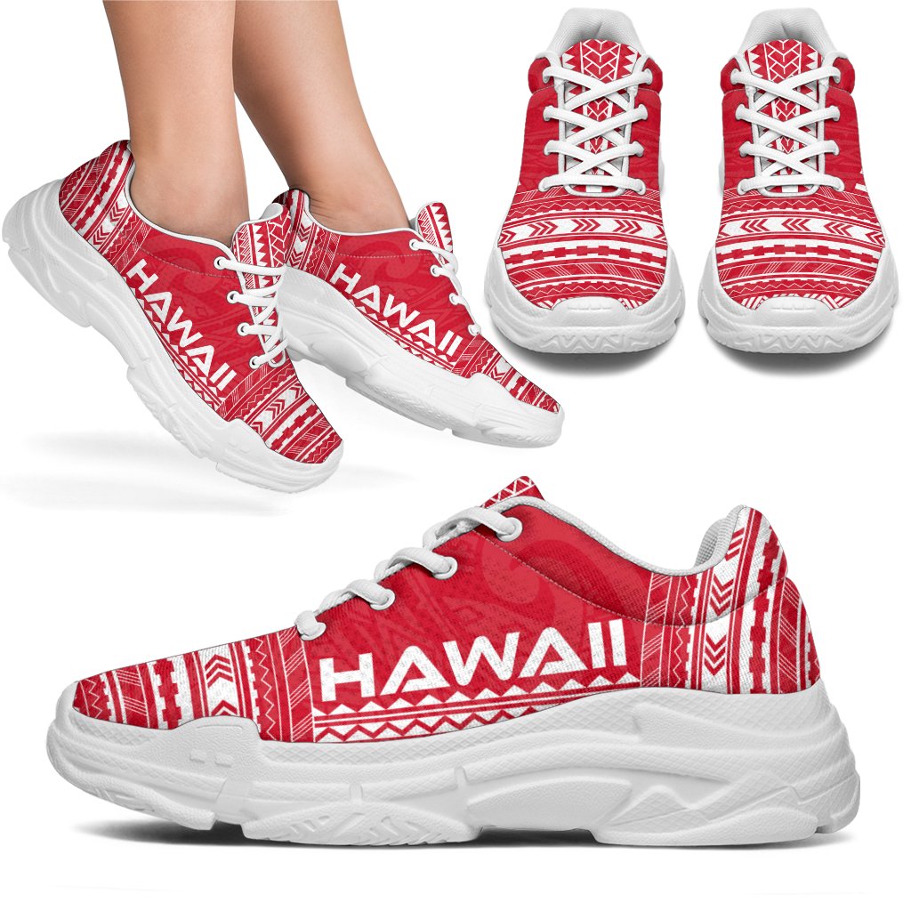 Hawaii Chunky Sneakers - Polynesian Chief Flag Version - Polynesian Pride