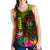 Niue Polynesian Women's Racerback Tank - Hibiscus and Banana Leaves - Polynesian Pride