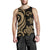 Tonga Men's Tank Top - Gold Tentacle Turtle - Polynesian Pride