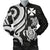 Wallis and Futuna Men's Bomber Jacket - White Tentacle Turtle White - Polynesian Pride